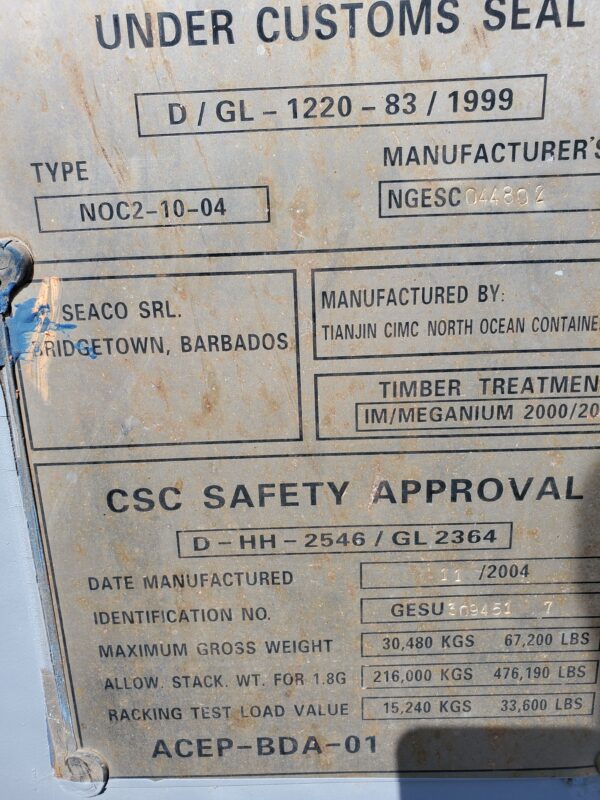 20' x 8' x 8.5' Used Shipping Container - Image 2